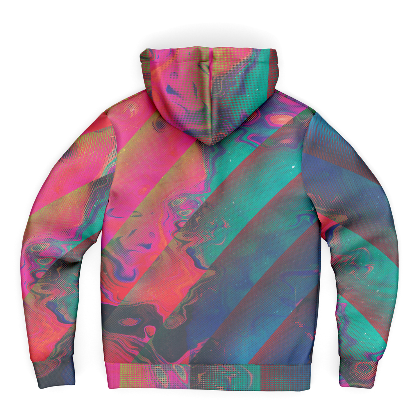 ELECTROPANIC \\ premium sherpa fleece-lined zip hoodie