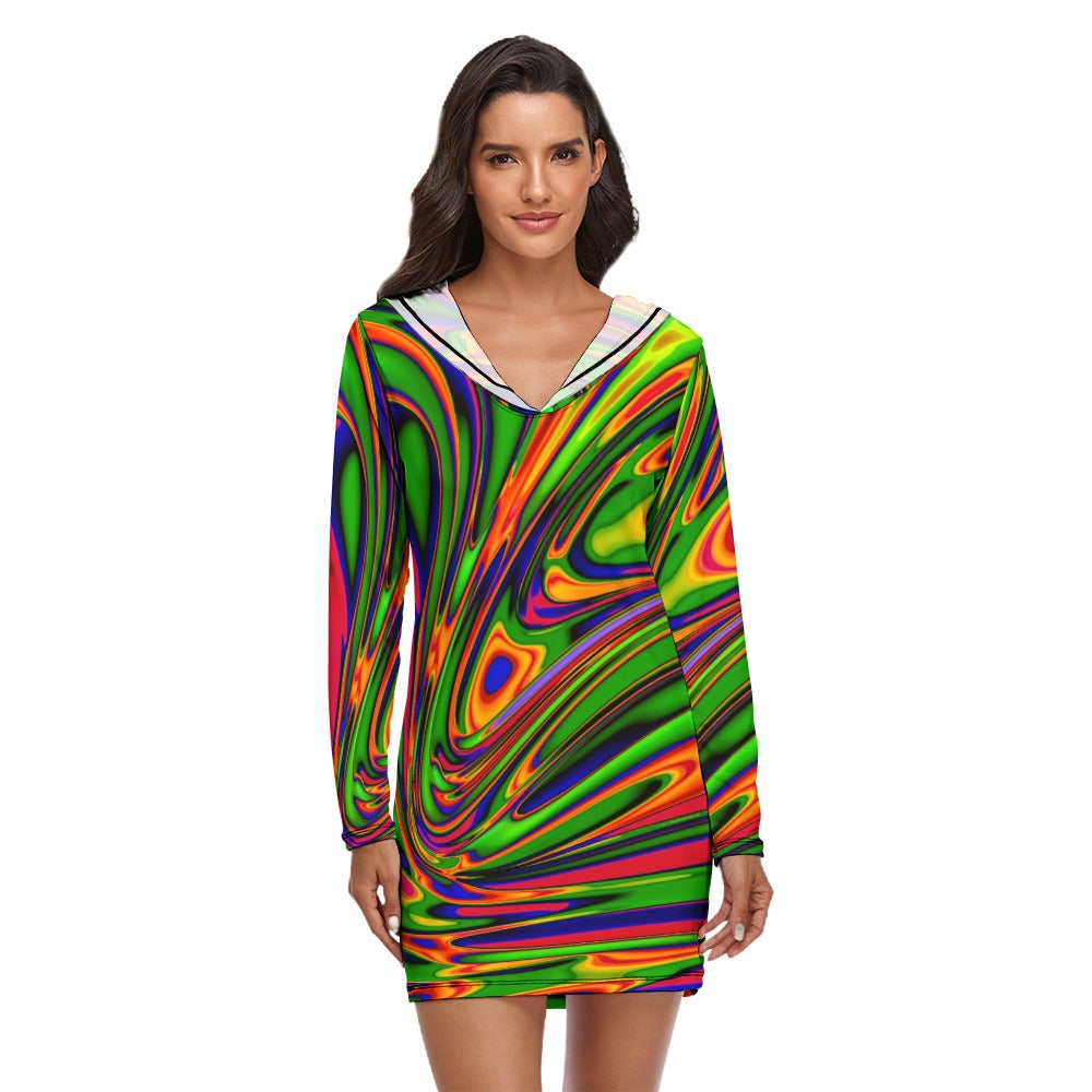 PRIMORDIAL OOZE \\ hooded dress