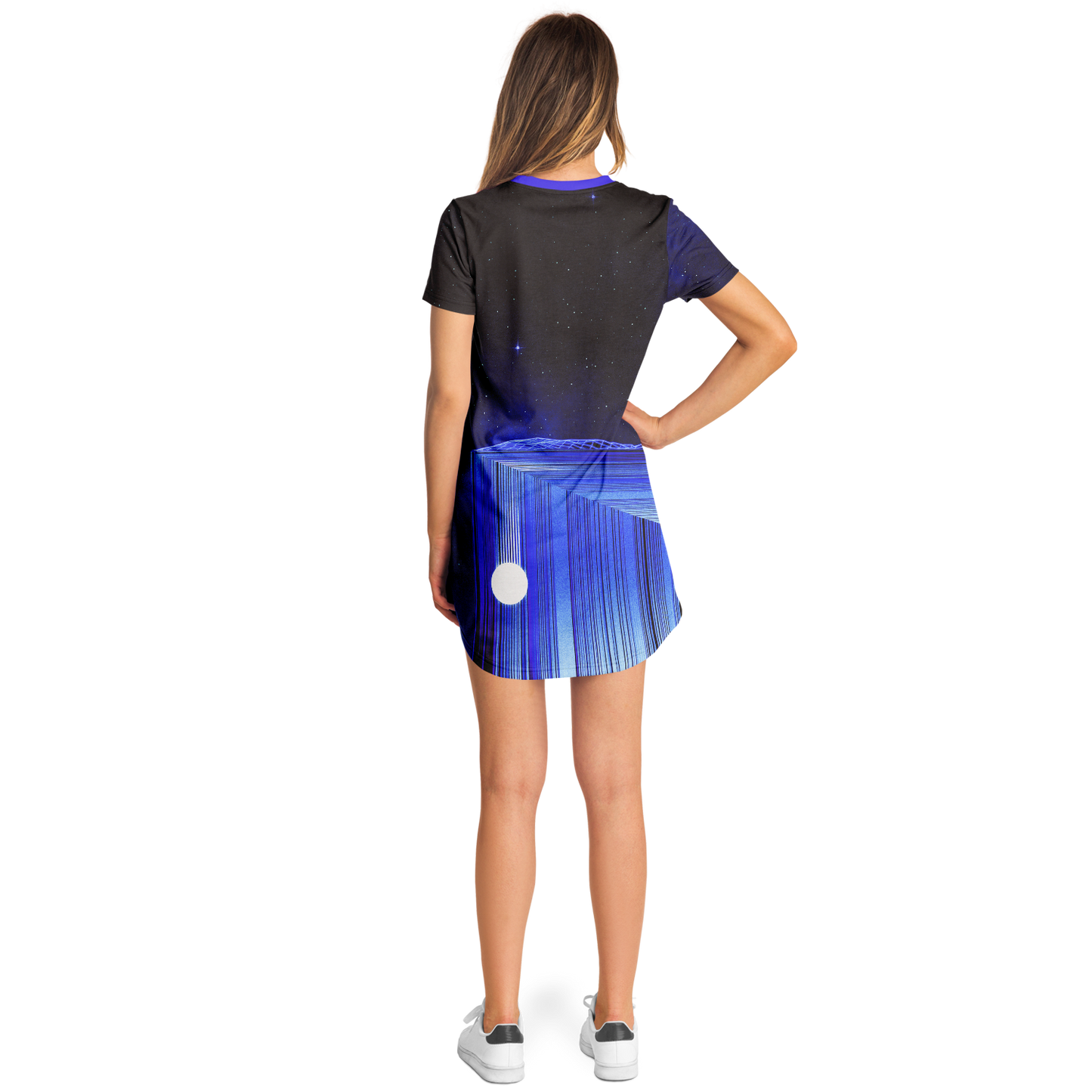 GLITCH MOUNTAIN \\ t-shirt dress