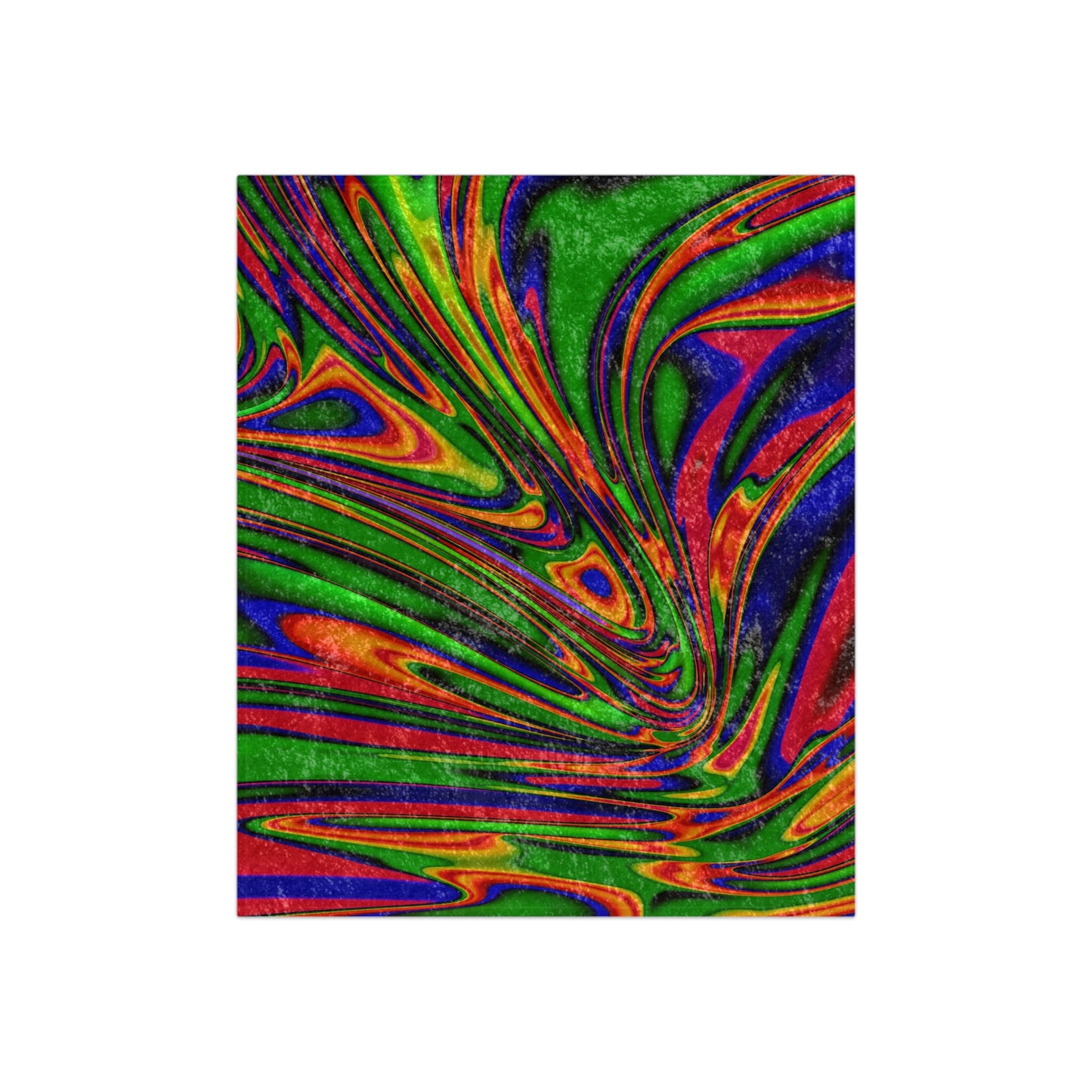 PRIMORDIAL OOZE \\ crushed velvet blanket