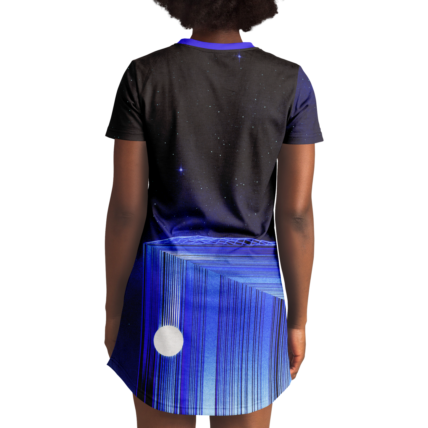 GLITCH MOUNTAIN \\ t-shirt dress