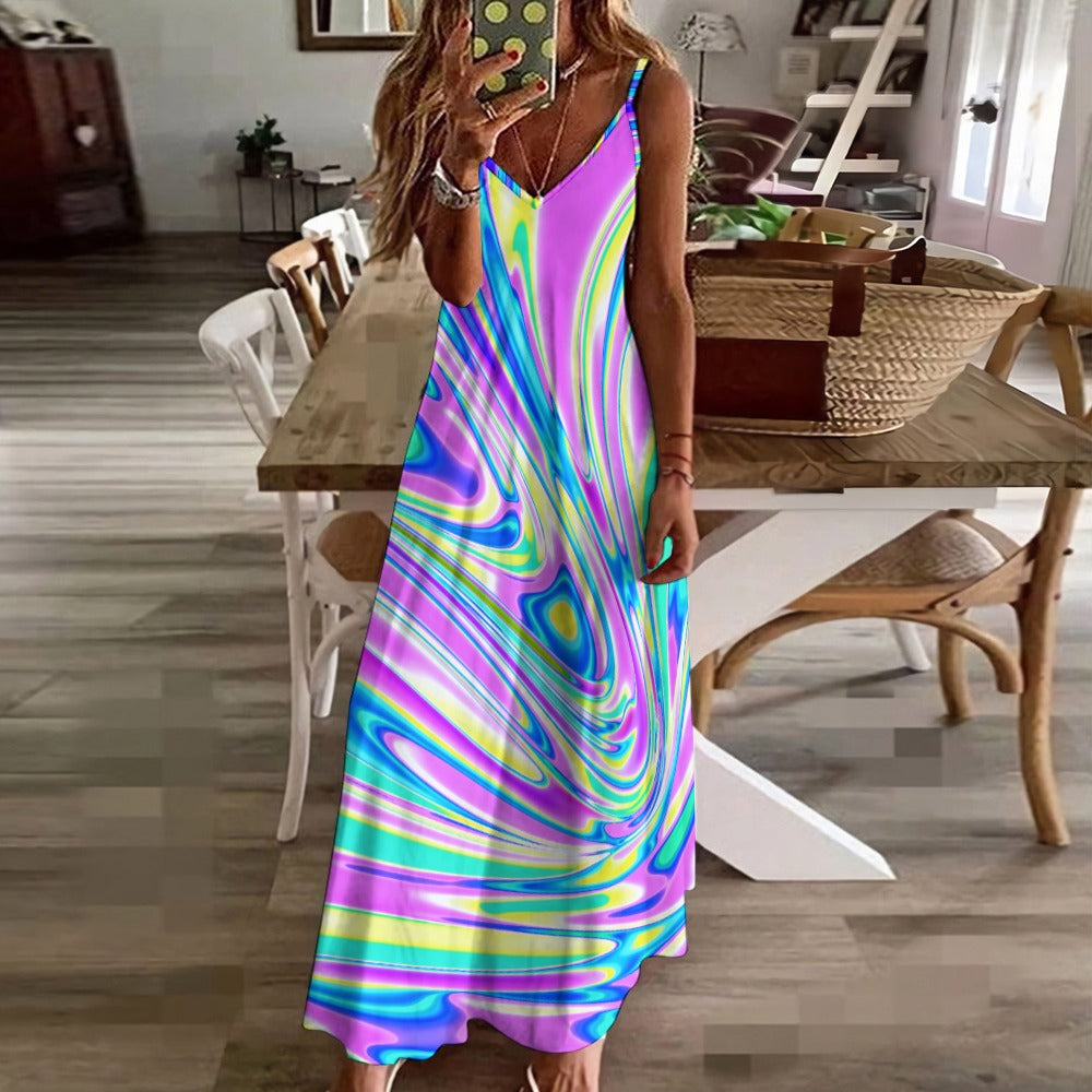 BRAIN BLENDER \\ easy breezy ankle-length dress