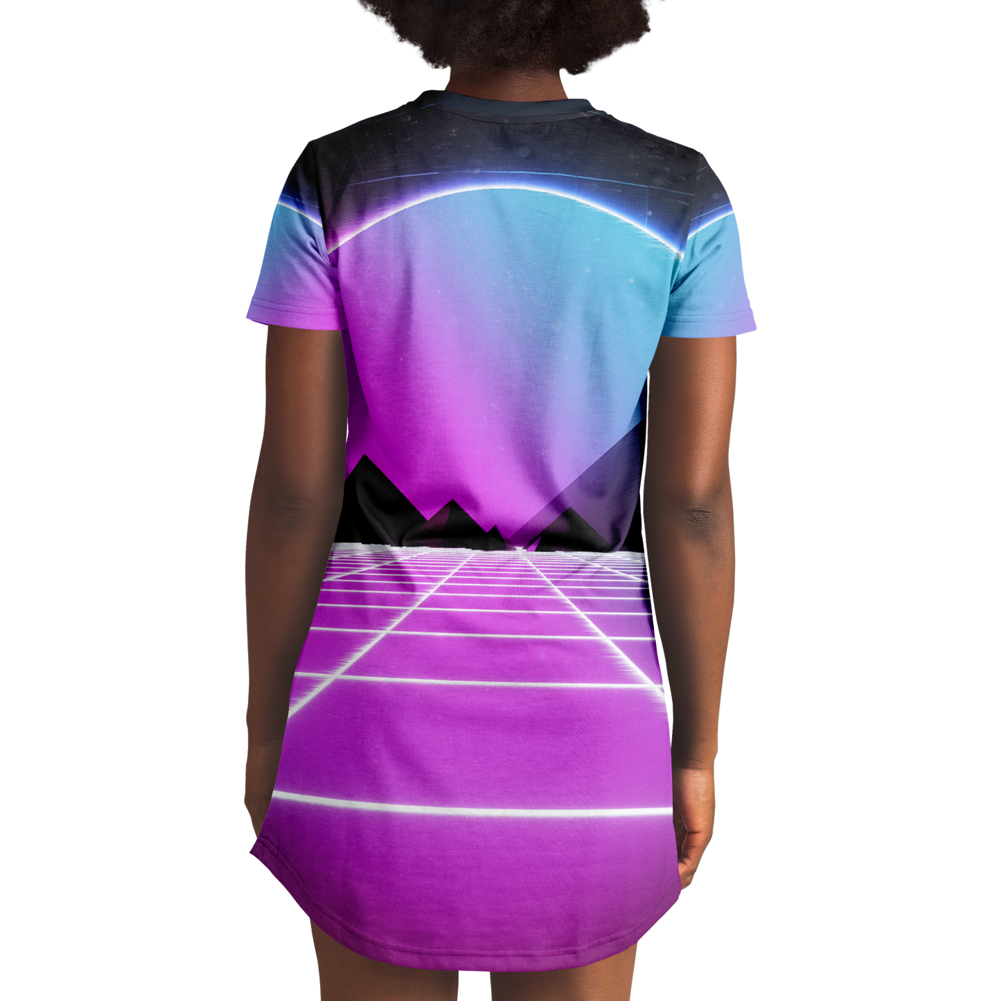 DIGITAL MIRAGE \\ t-shirt dress