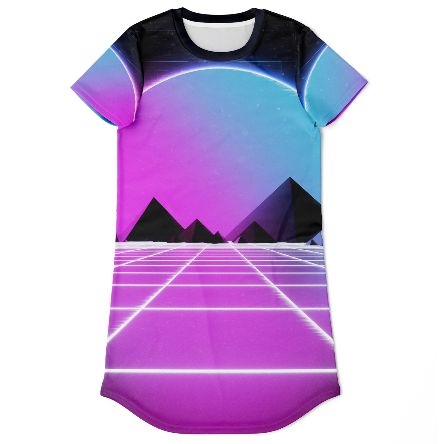 DIGITAL MIRAGE \\ t-shirt dress
