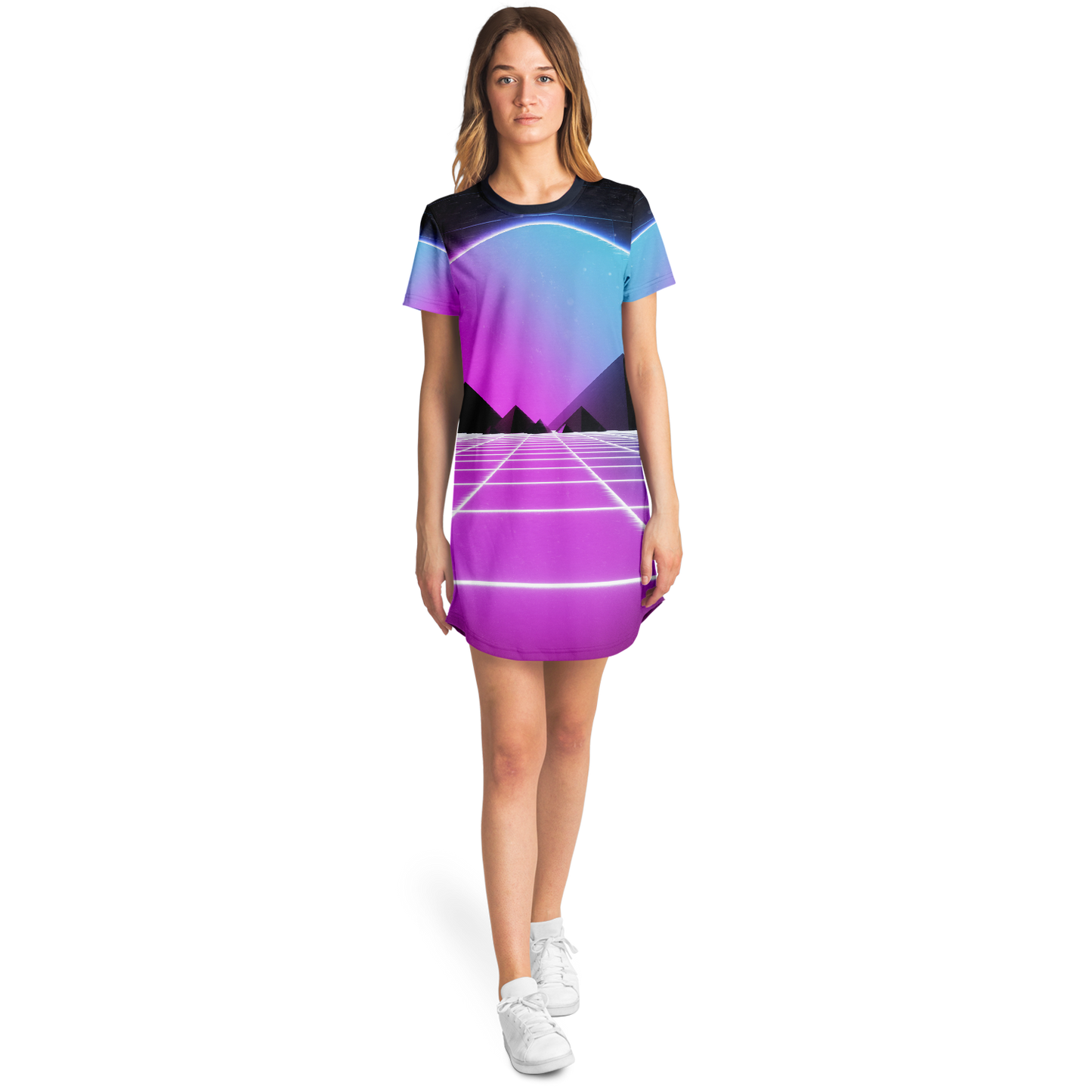DIGITAL MIRAGE \\ t-shirt dress