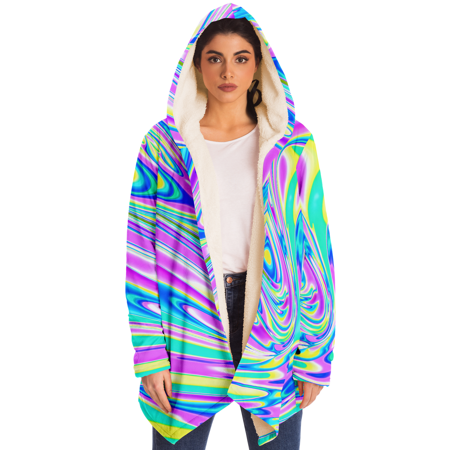BRAIN BLENDER \\ premium sherpa-lined cloak