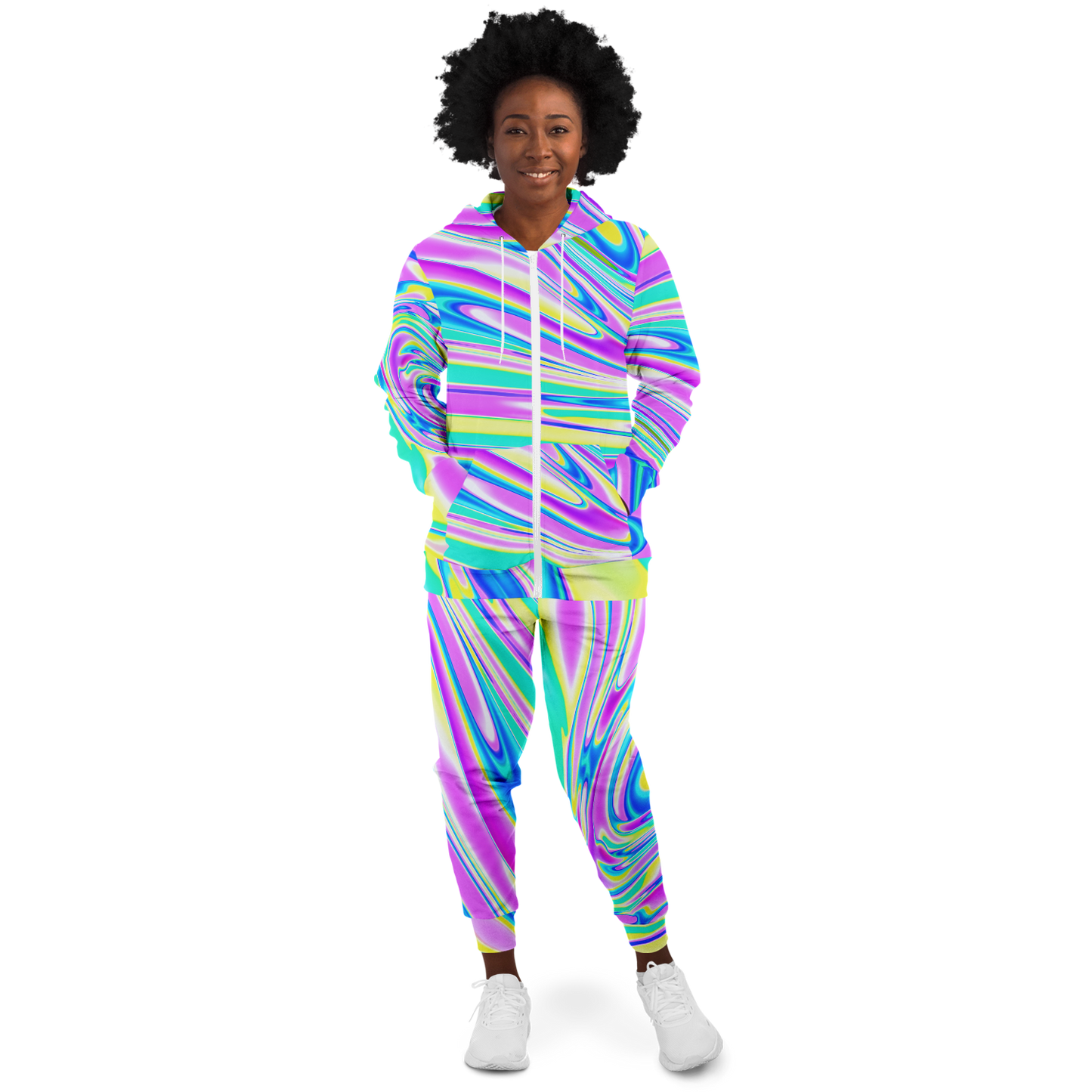 BRAIN BLENDER \\ unisex zip hoodie & jogger set