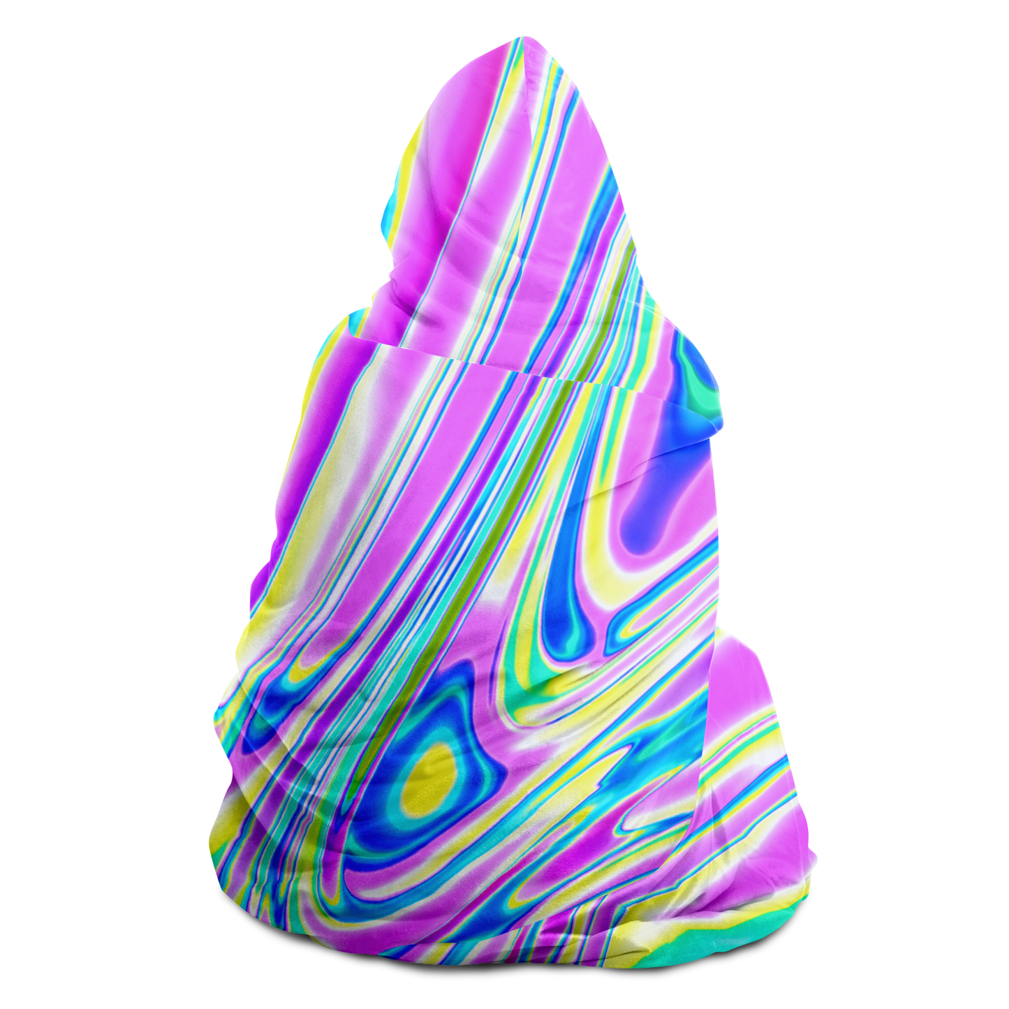 BRAIN BLENDER \\ premium sherpa fleece-lined hooded blanket