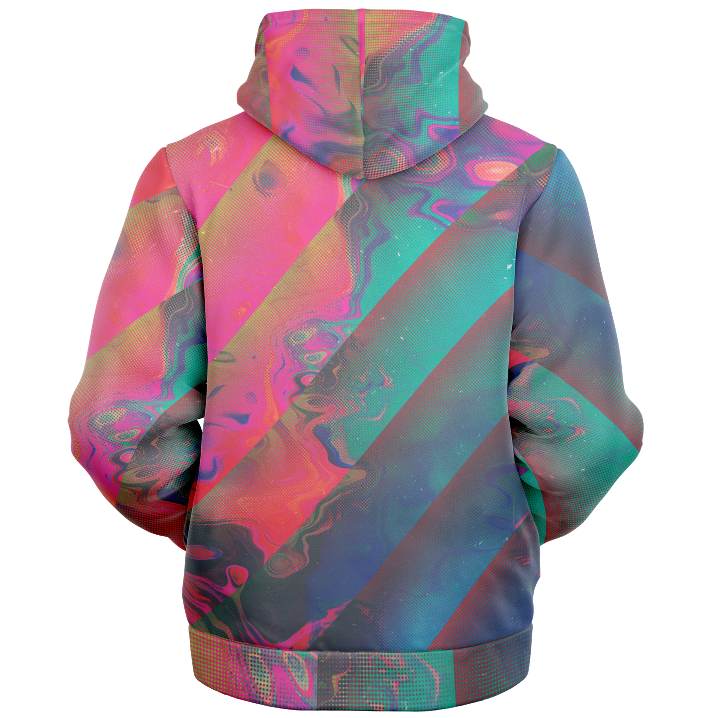 ELECTROPANIC \\ premium sherpa fleece-lined zip hoodie