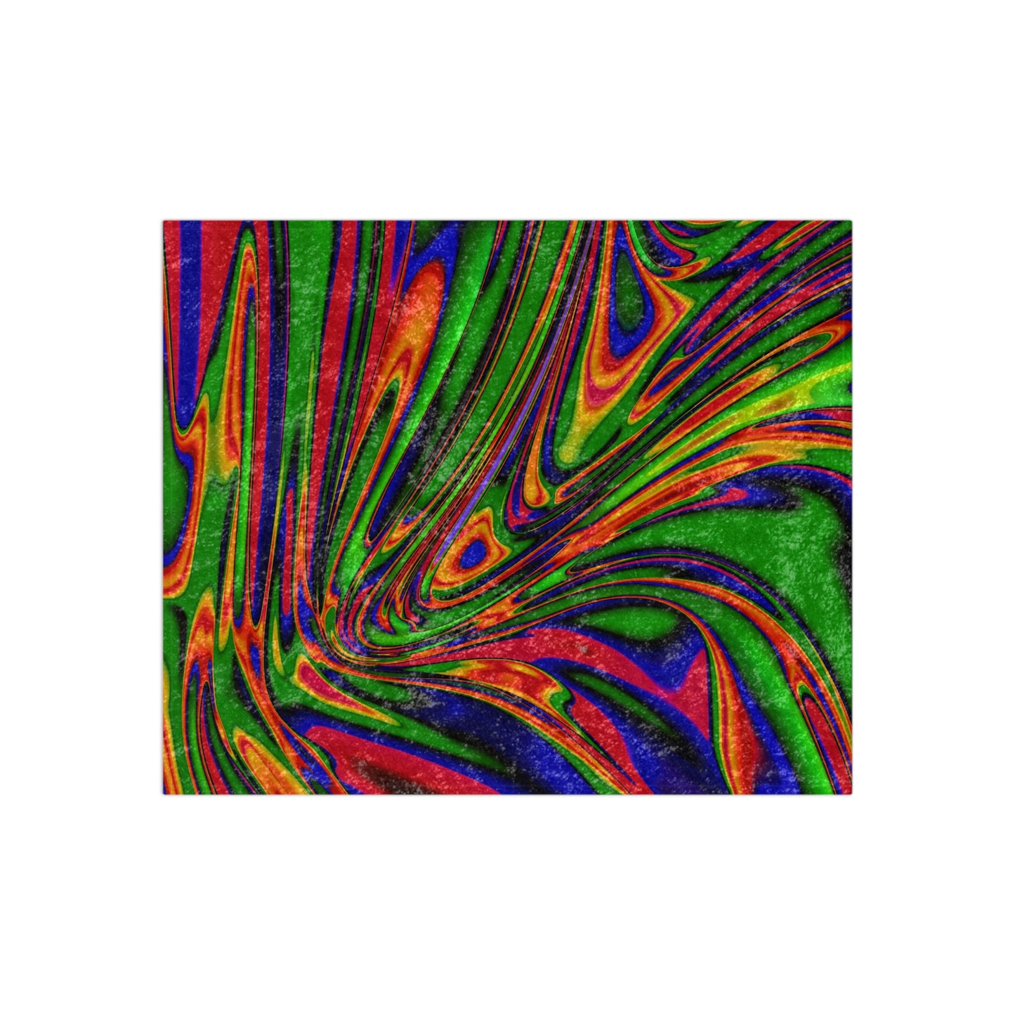 PRIMORDIAL OOZE \\ crushed velvet blanket