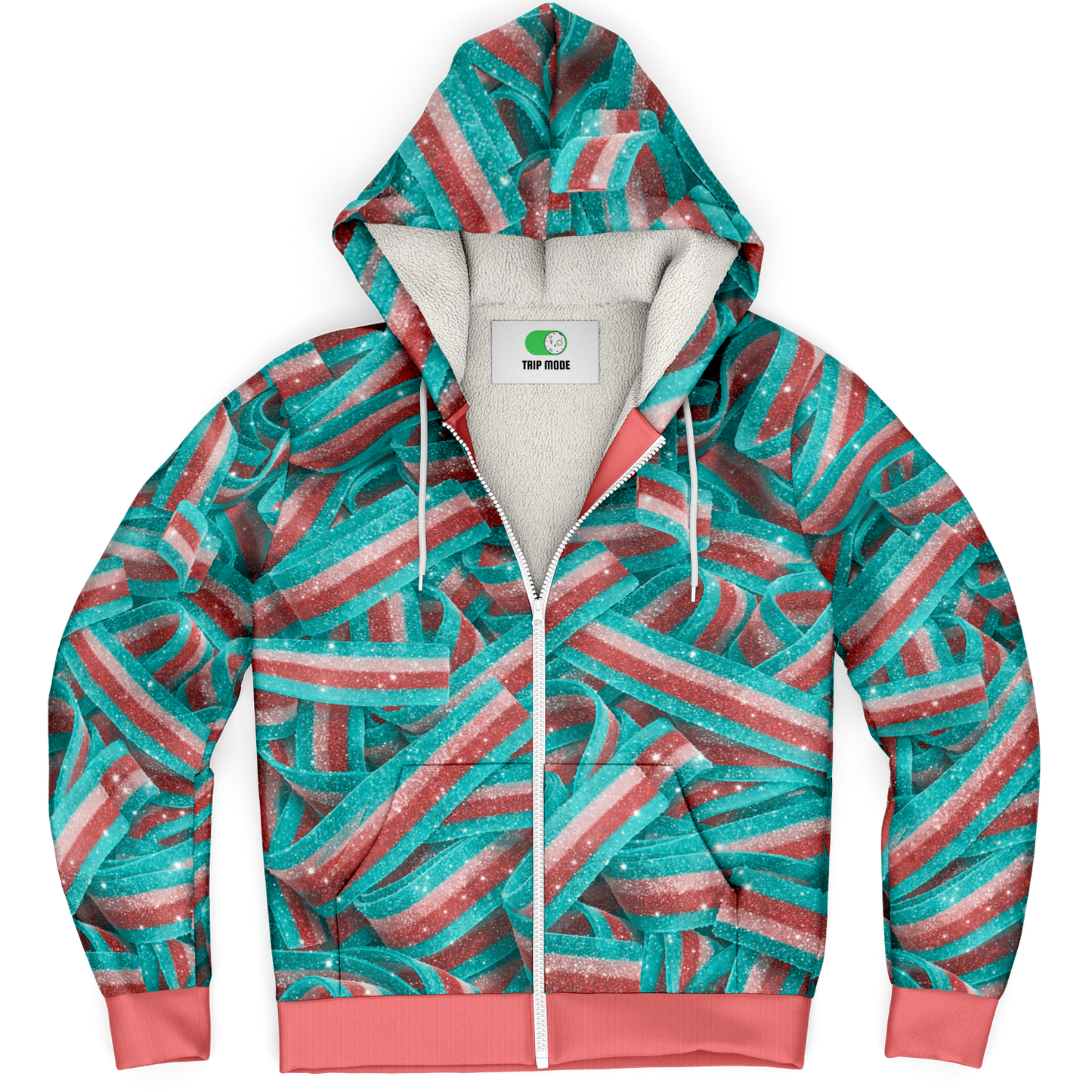 CANDY FLIP \\ premium sherpa-fleece lined zip hoodie