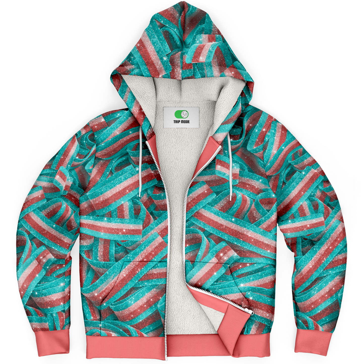 CANDY FLIP \\ premium sherpa-fleece lined zip hoodie
