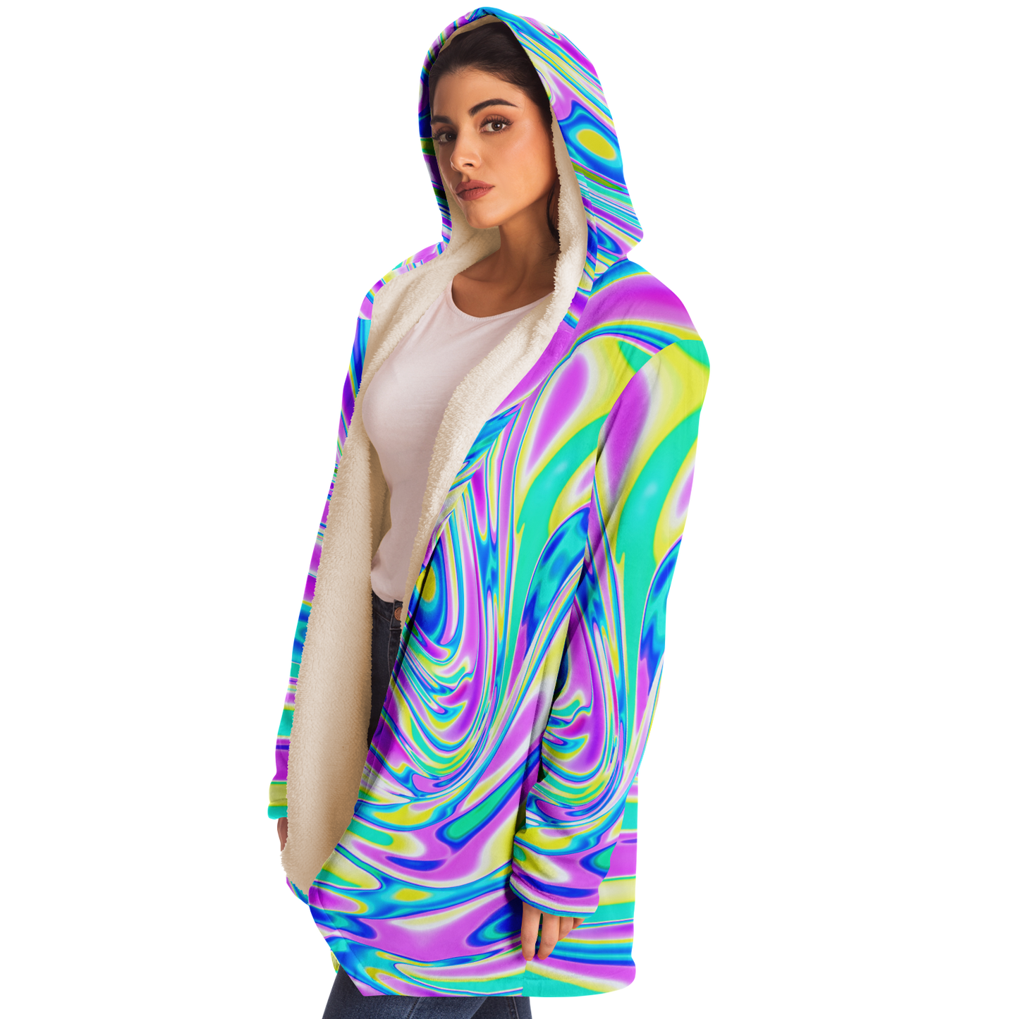 BRAIN BLENDER \\ premium sherpa-lined cloak