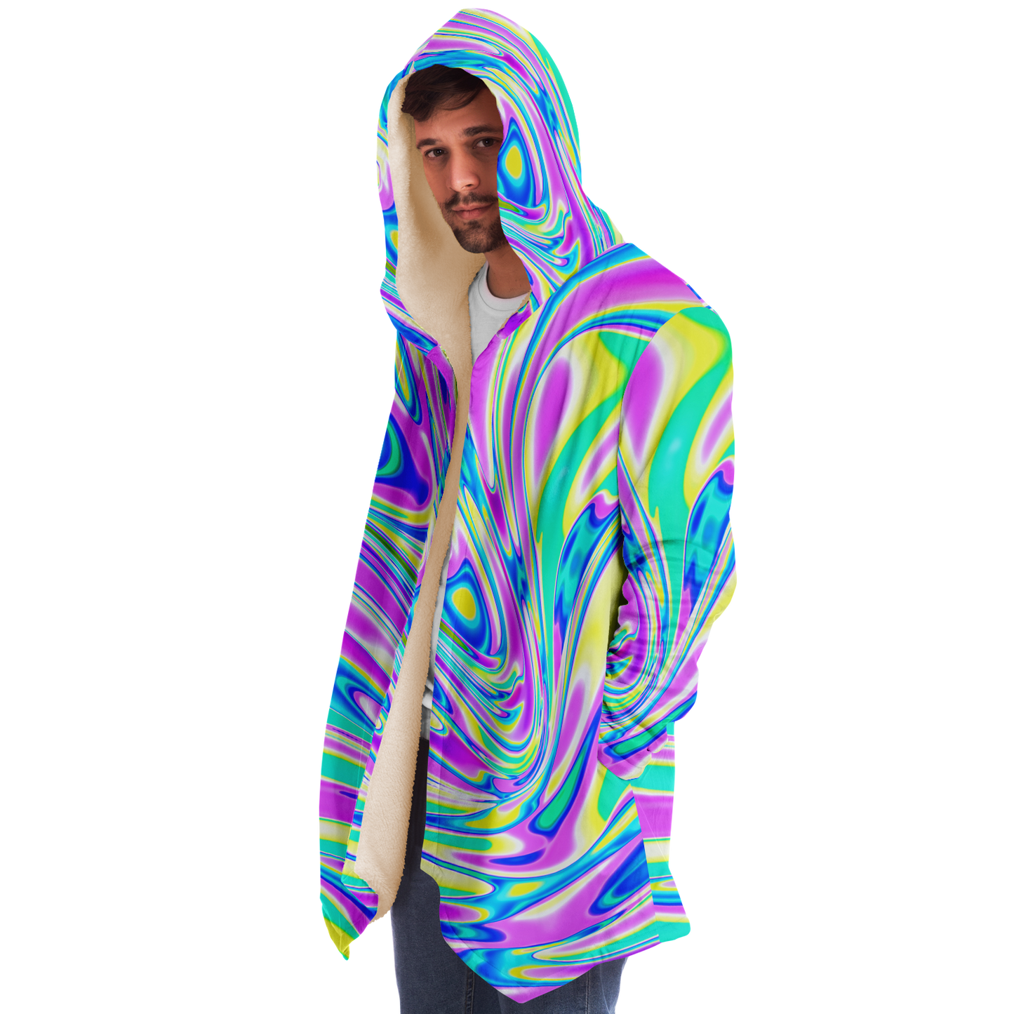 BRAIN BLENDER \\ premium sherpa-lined cloak