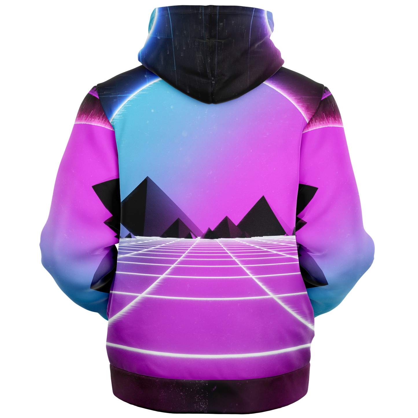 DIGITAL MIRAGE \\ premium sherpa fleece-lined zip hoodie