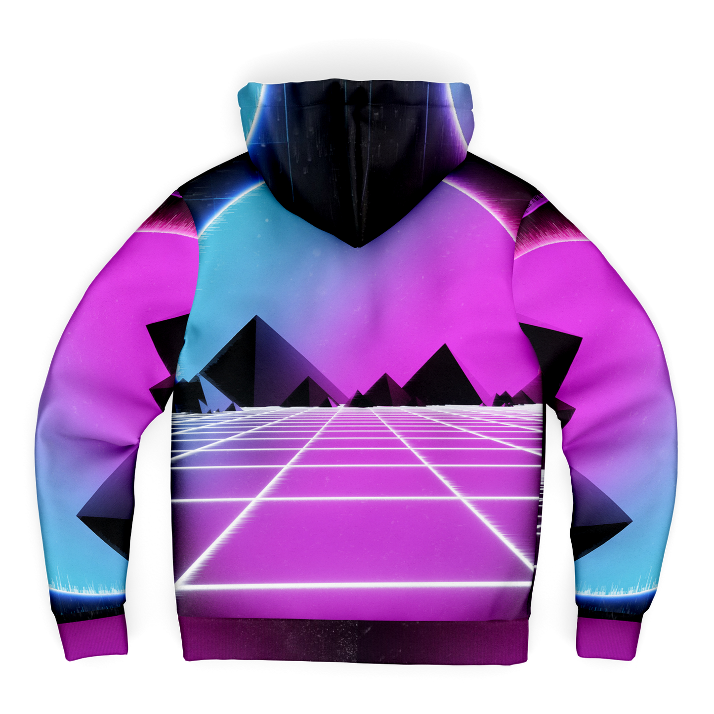 DIGITAL MIRAGE \\ premium sherpa fleece-lined zip hoodie