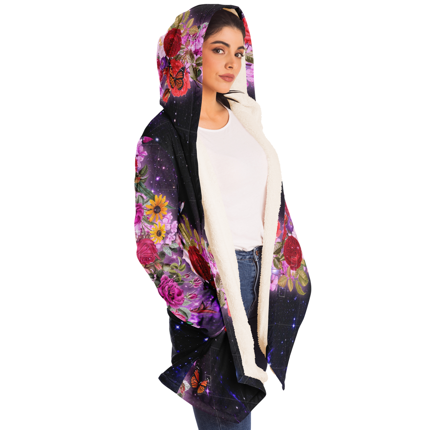 QUANTUM BOTANY \\ premium sherpa-lined rave cloak