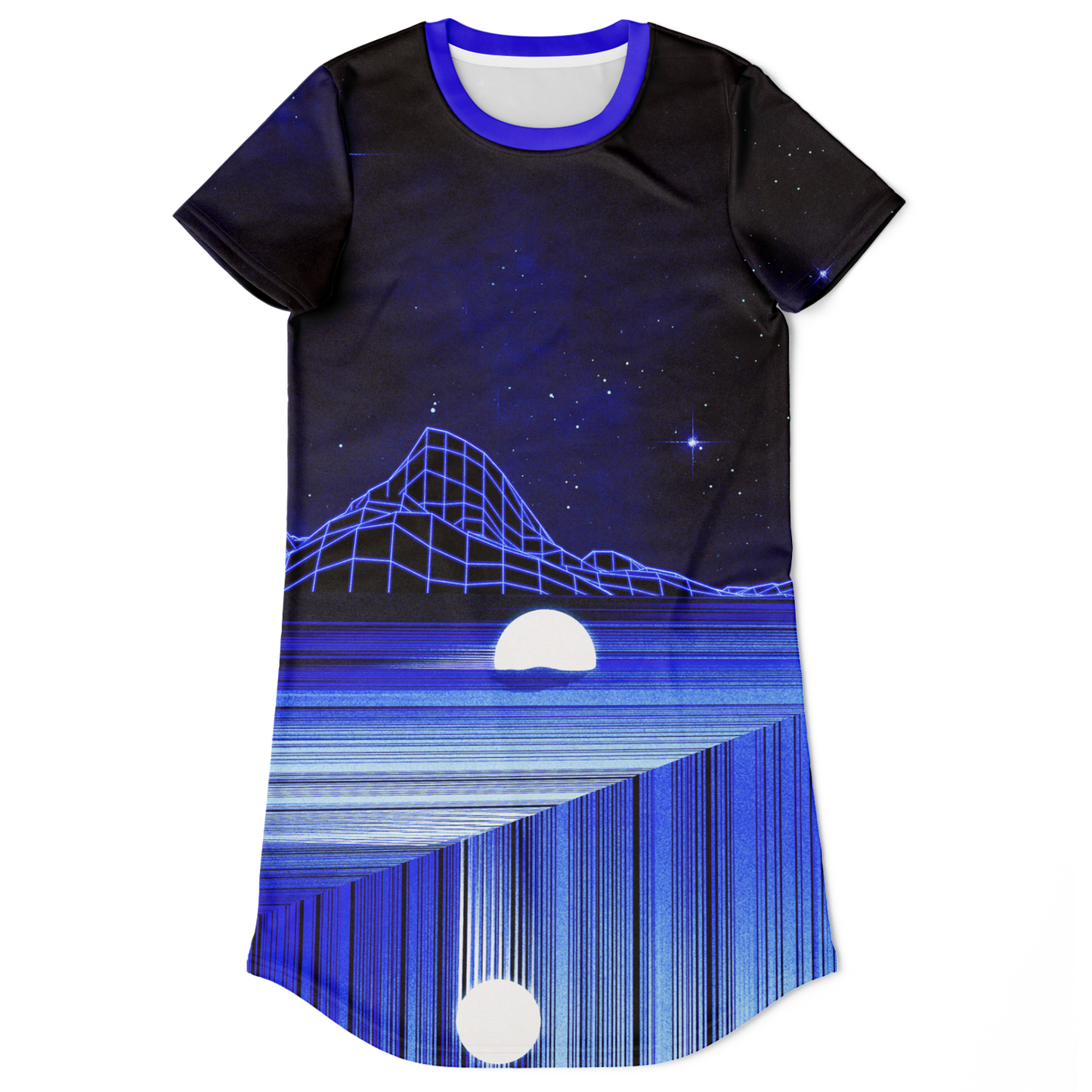 GLITCH MOUNTAIN \\ t-shirt dress