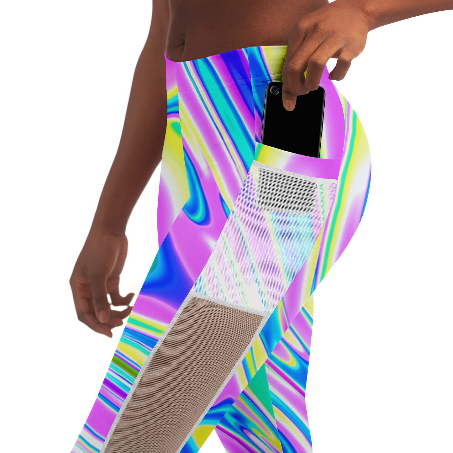 BRAIN BLENDER \\ mesh pocket leggings