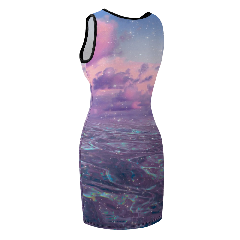 ETHER BEACH \\ slim-fit sleeveless tank dress