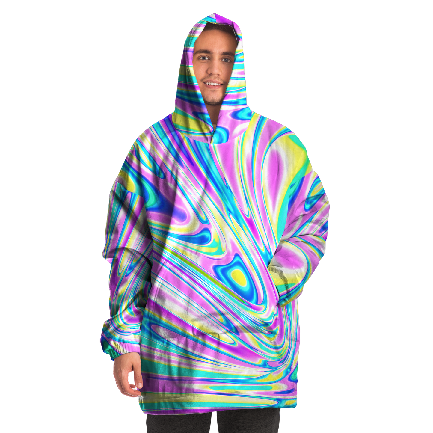 BRAIN BLENDER \\ wearable fuzzy blanket