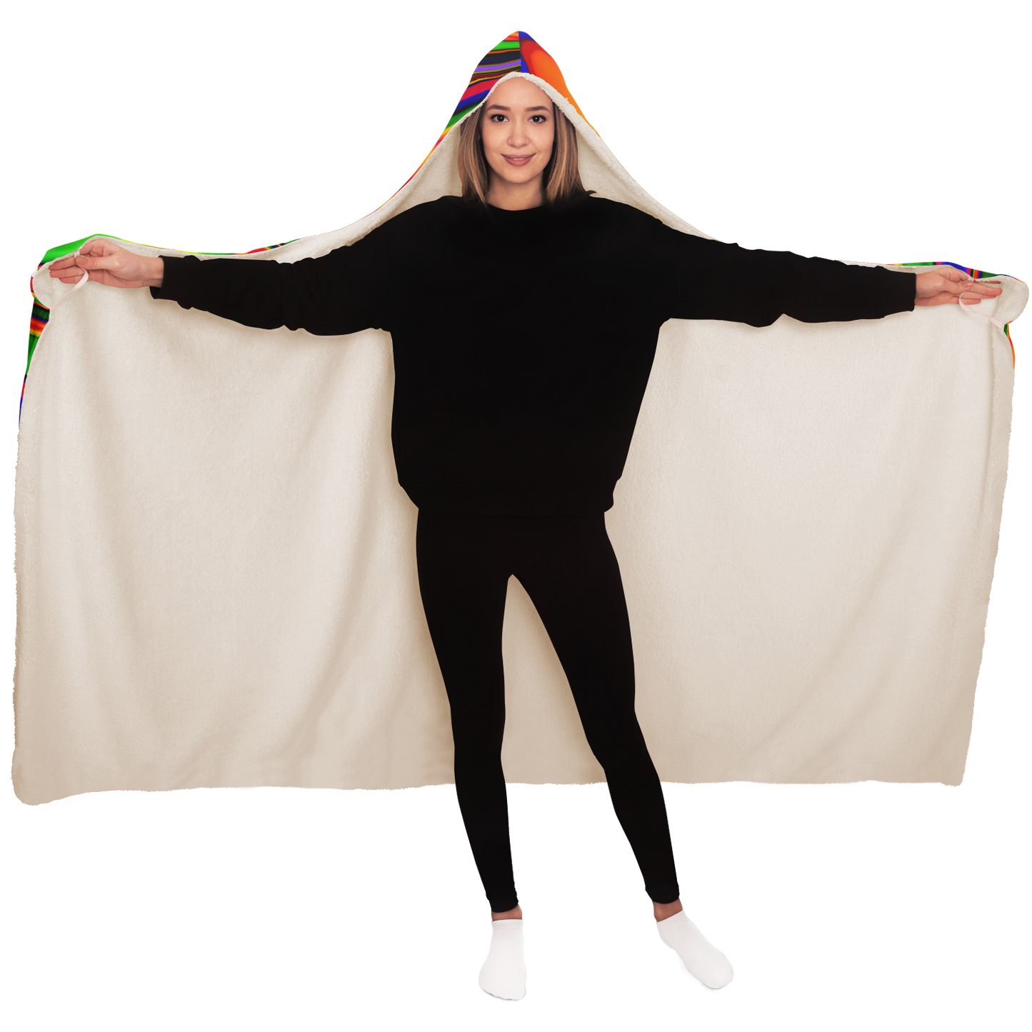 PRIMORDIAL OOZE \\ premium sherpa-lined hooded blanket