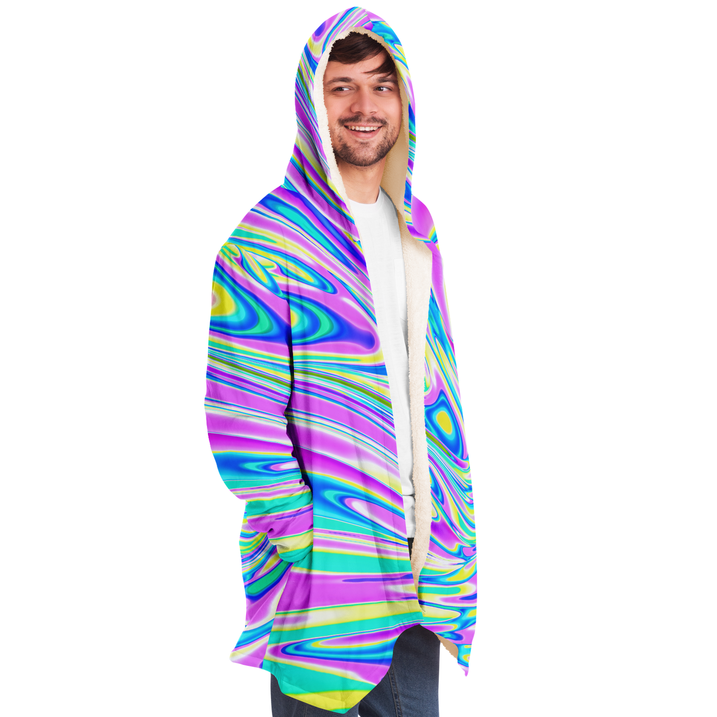 BRAIN BLENDER \\ premium sherpa-lined cloak