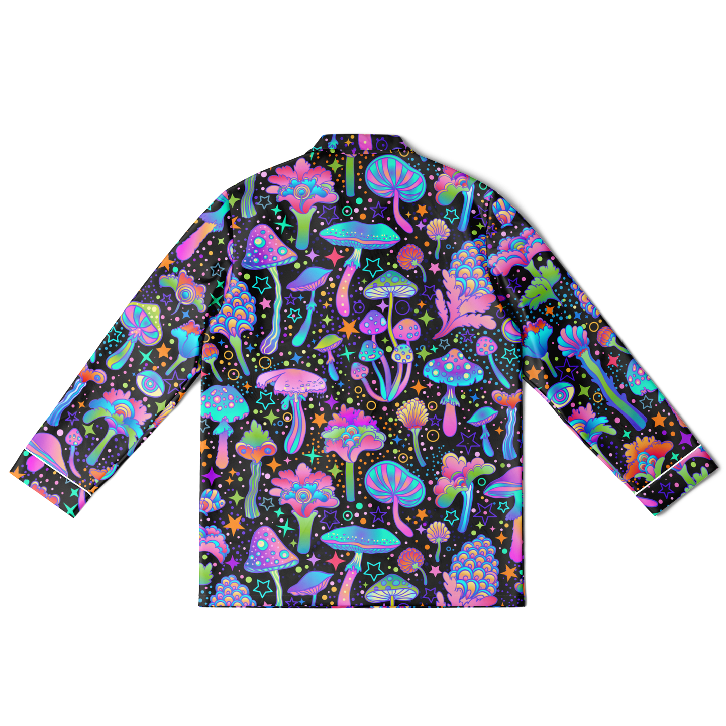 FUNGI FIESTA \\ men's satin pajamas