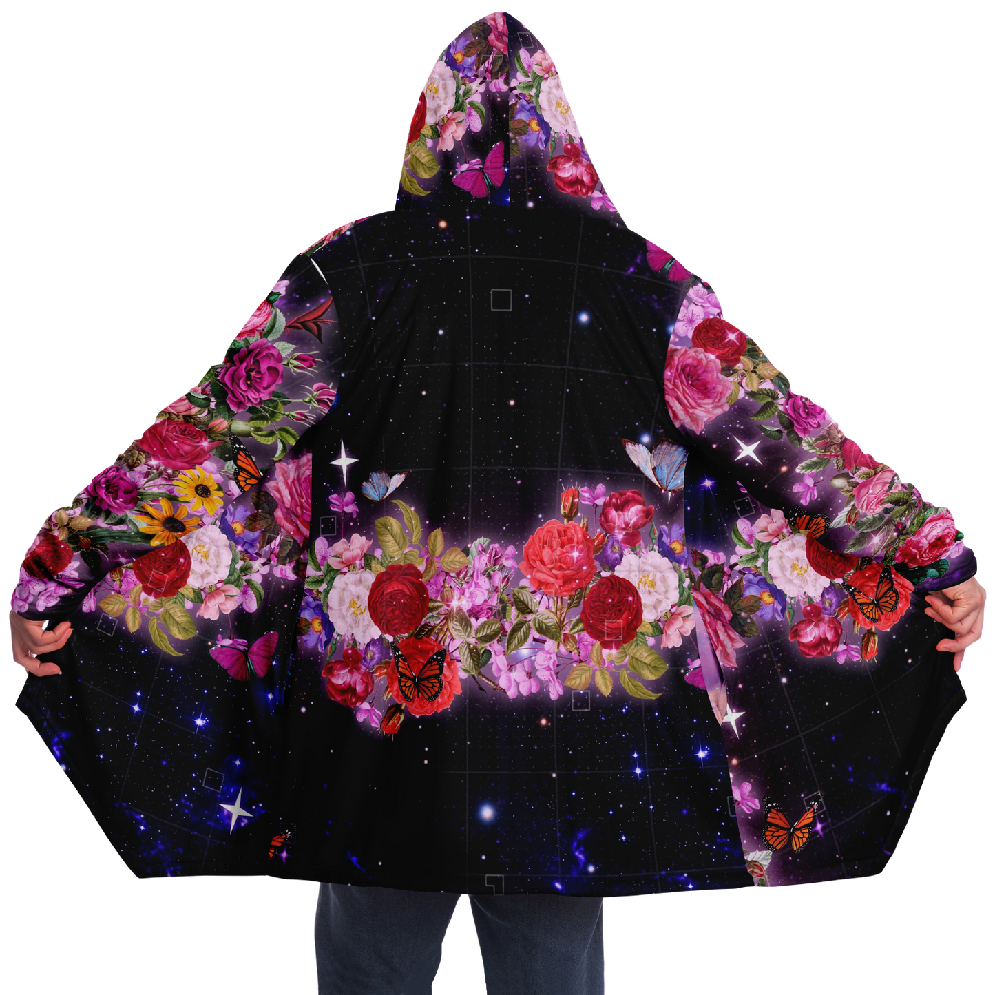 QUANTUM BOTANY \\ premium sherpa-lined rave cloak
