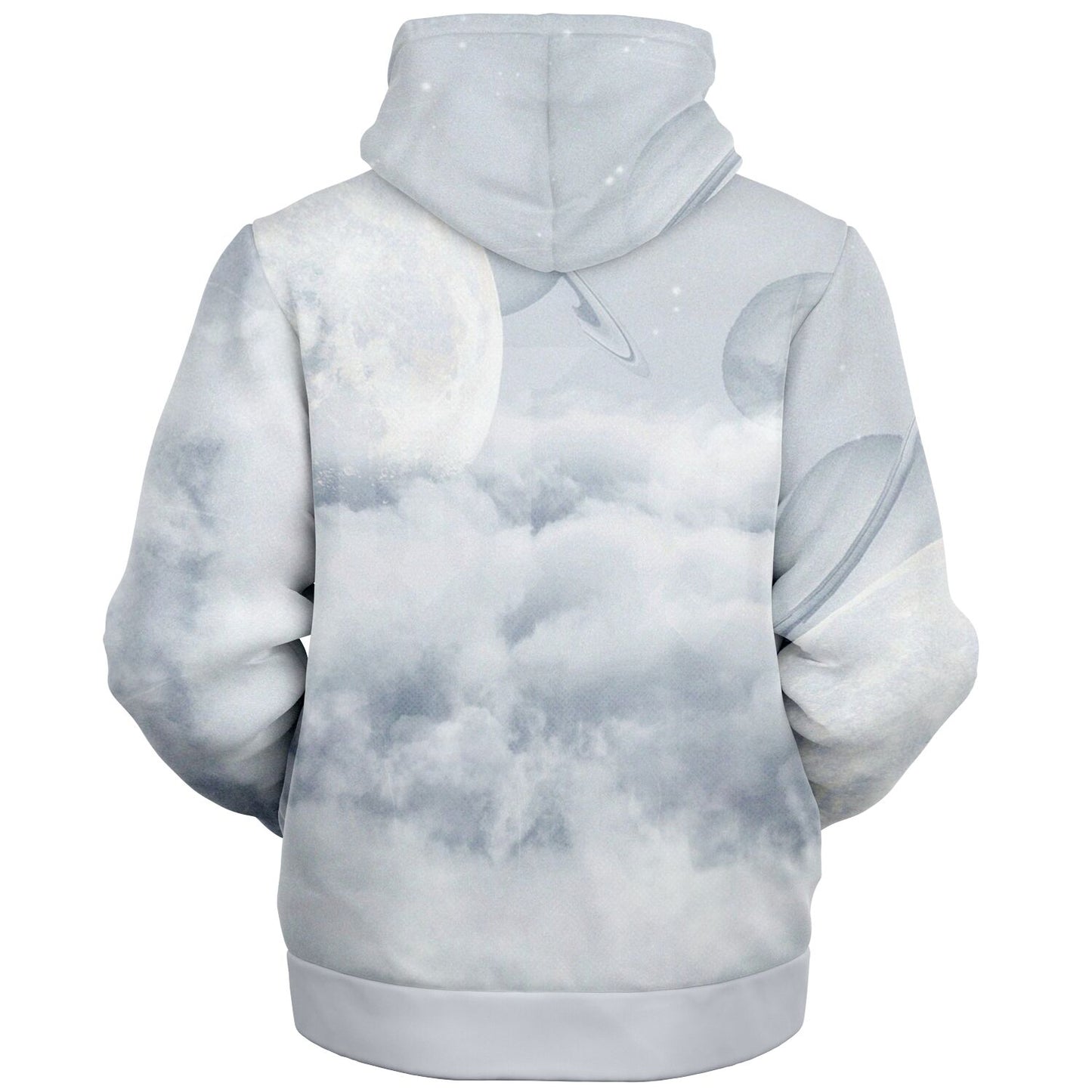 CLOUDING AROUND \\ premium sherpa fleece-lined zip hoodie