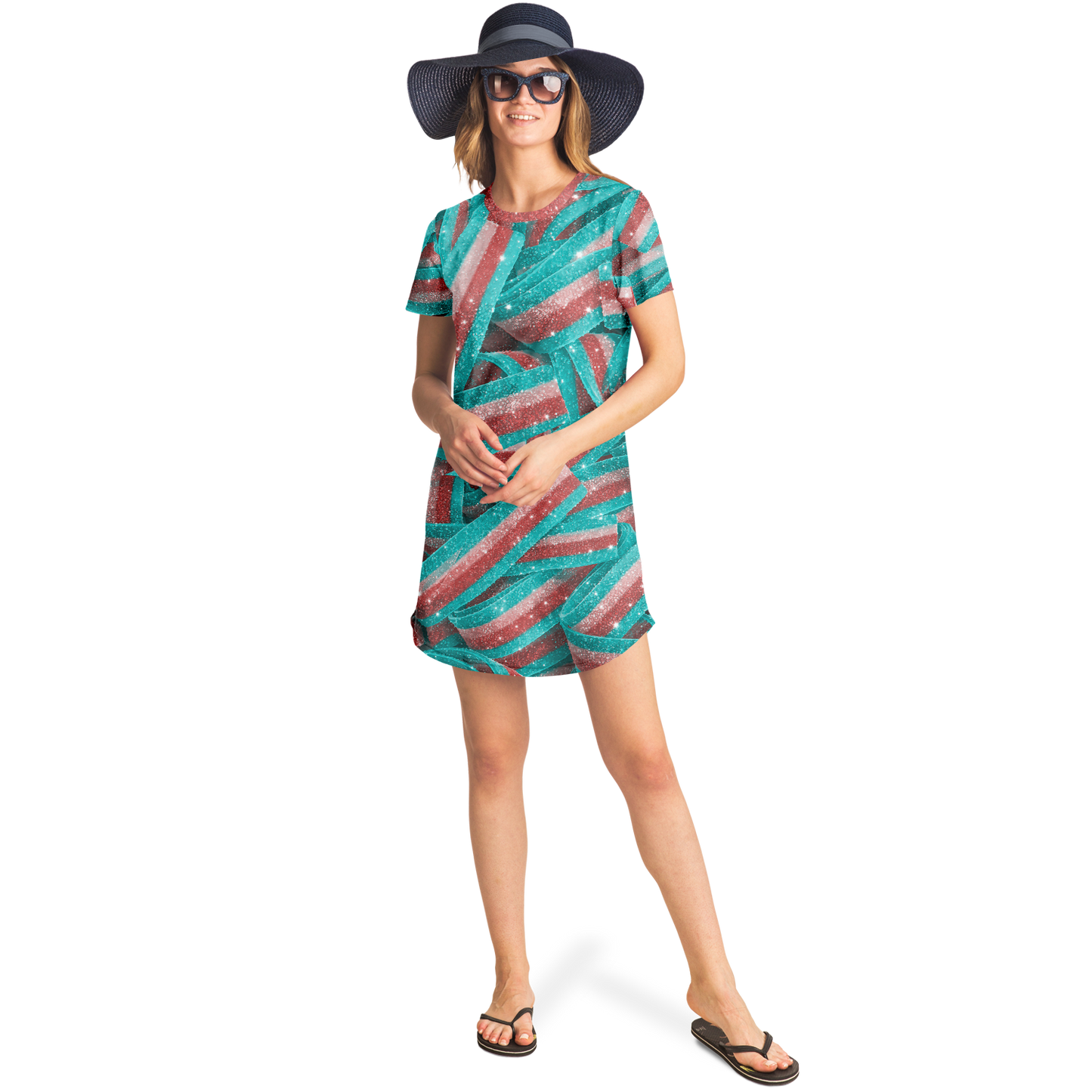 CANDY FLIP \\ t-shirt dress