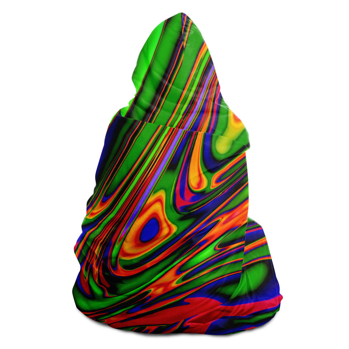 PRIMORDIAL OOZE \\ premium sherpa-lined hooded blanket