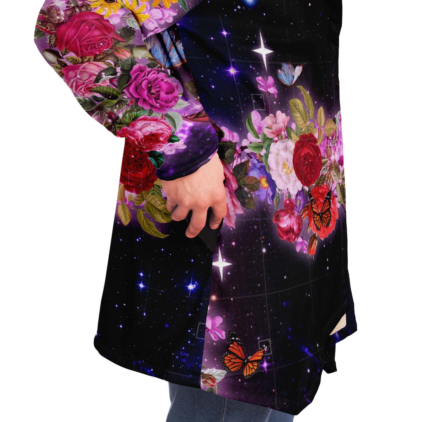 QUANTUM BOTANY \\ premium sherpa-lined rave cloak