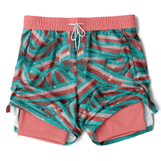 CANDY FLIP \\ 2-in-1 sports short