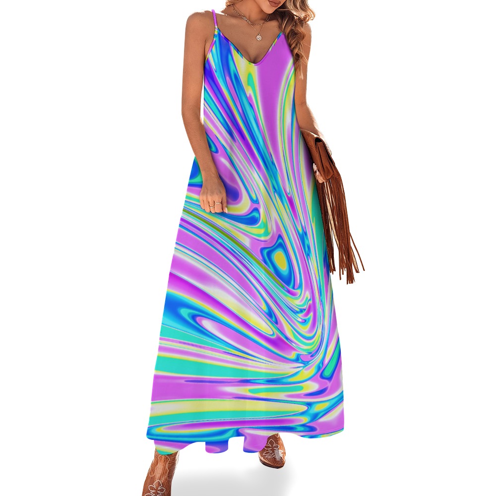 BRAIN BLENDER \\ easy breezy ankle-length dress