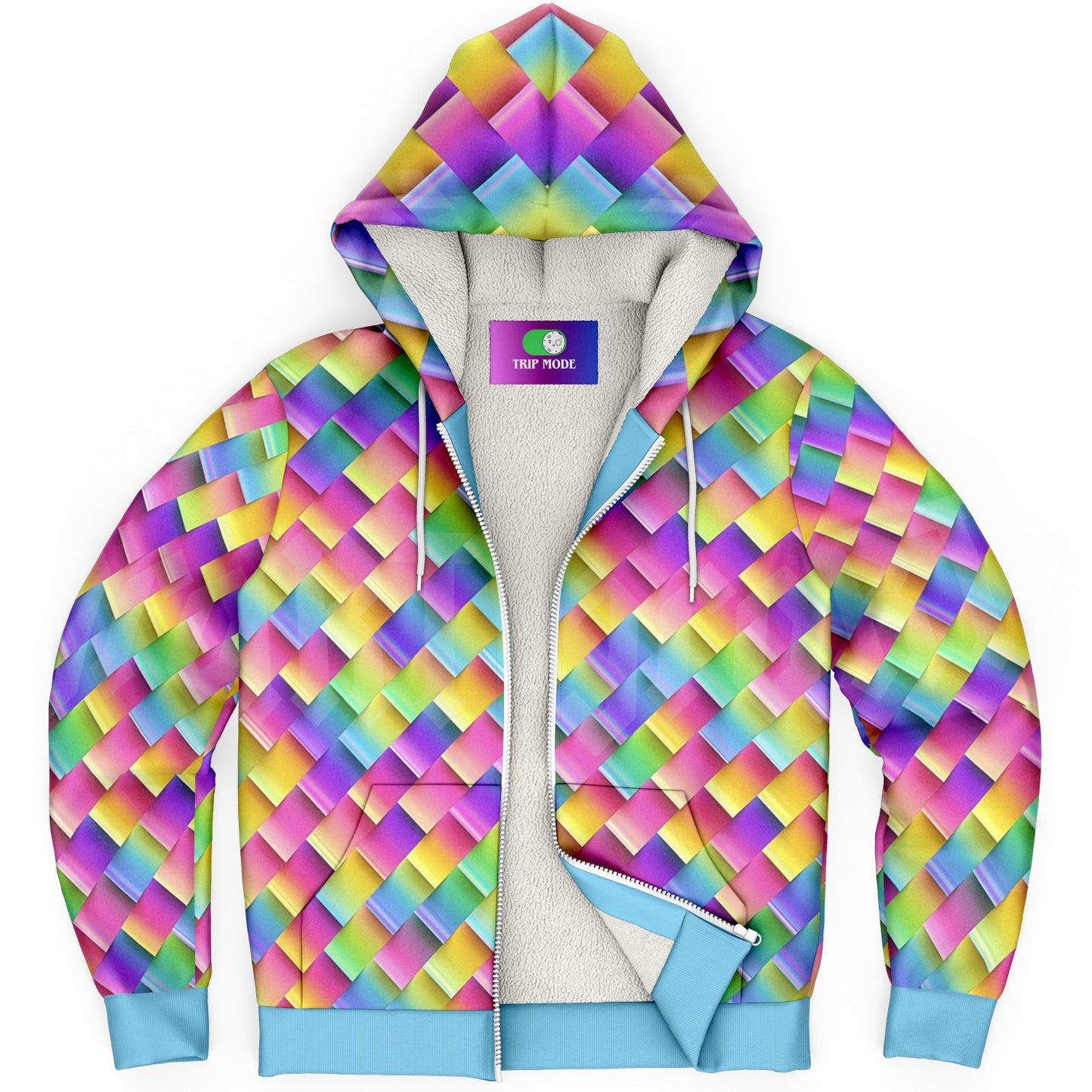 DREAM WEAVER \\ premium sherpa fleece-lined zip hoodie