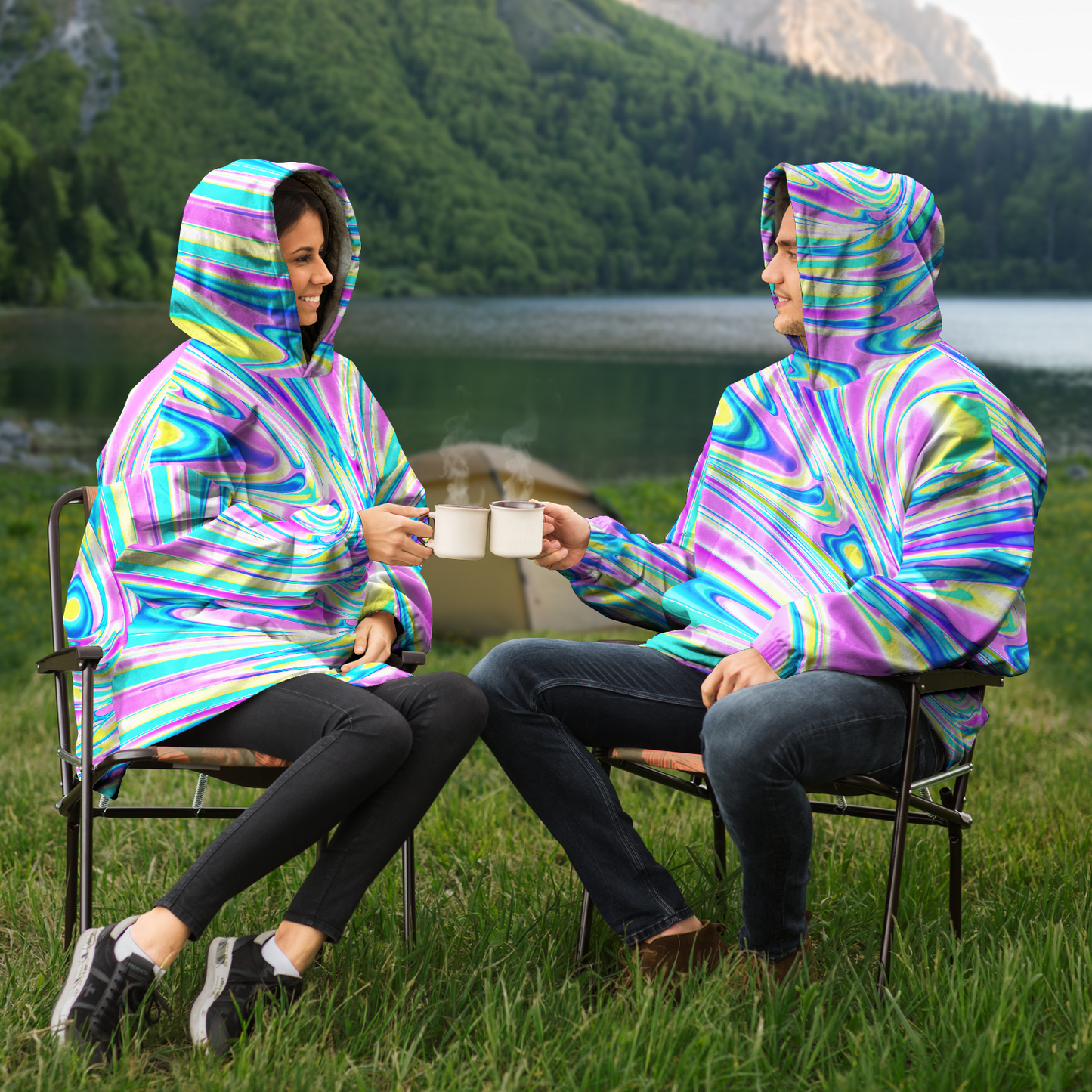 BRAIN BLENDER \\ wearable fuzzy blanket