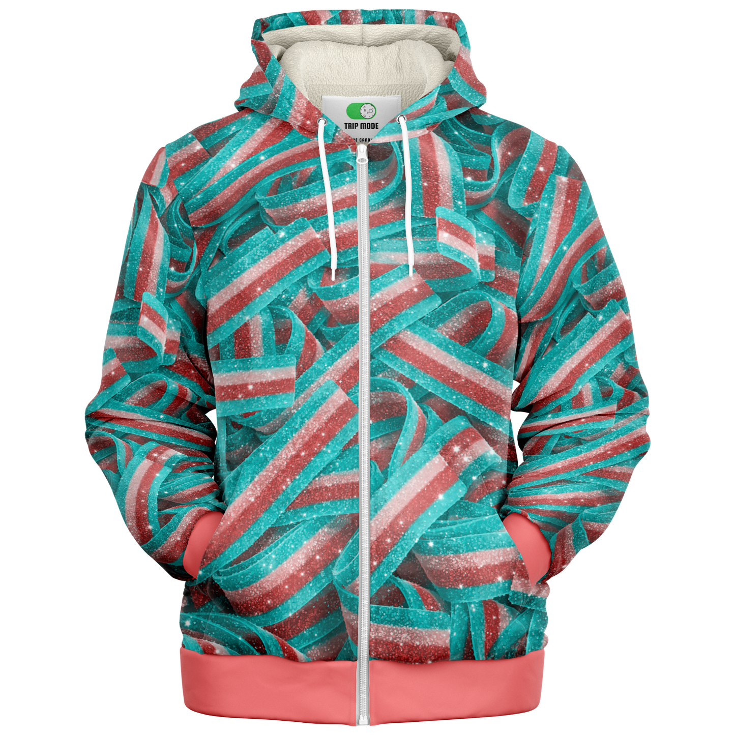 CANDY FLIP \\ premium sherpa-fleece lined zip hoodie