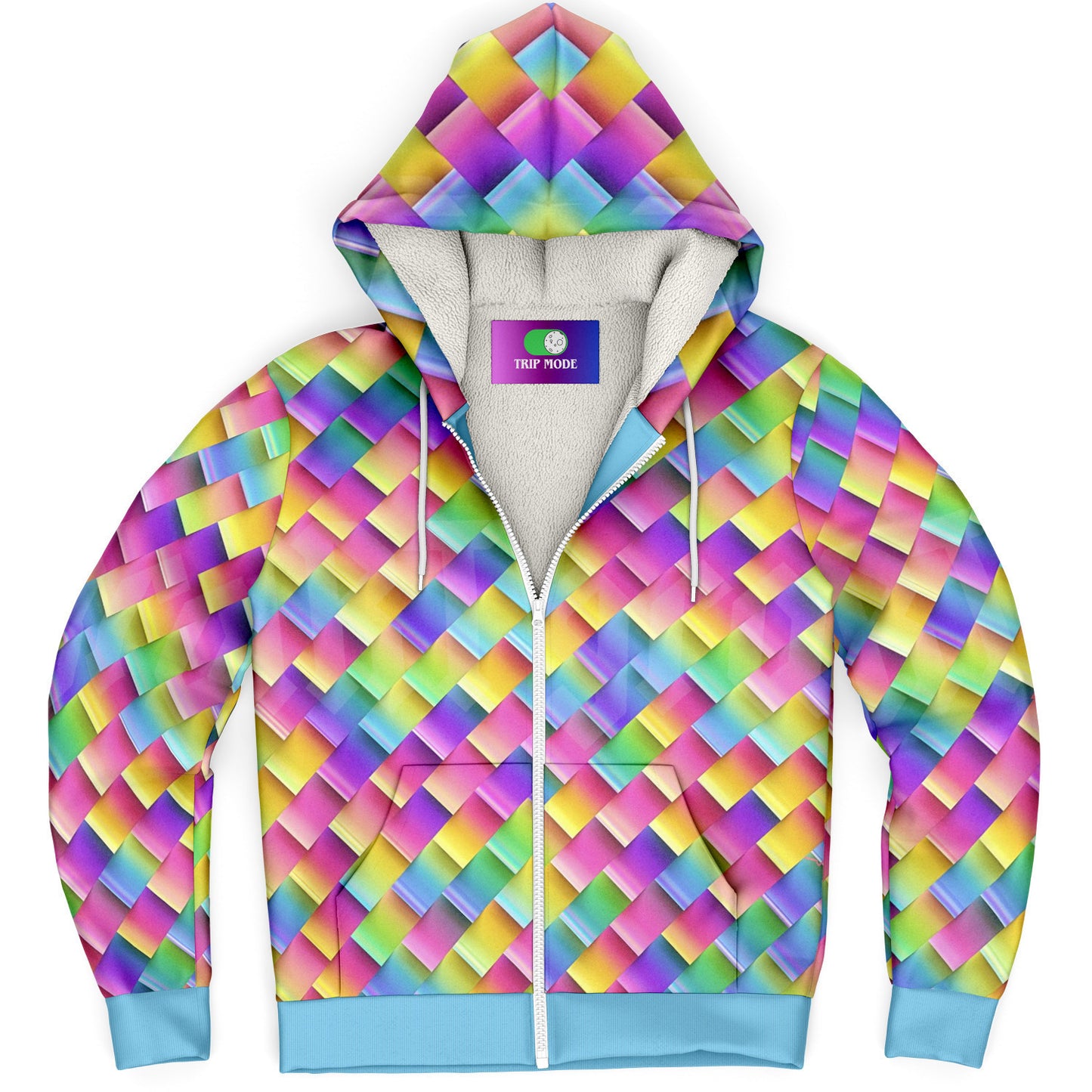 DREAM WEAVER \\ premium sherpa fleece-lined zip hoodie