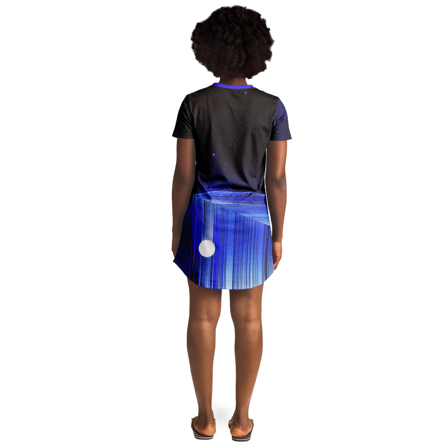 GLITCH MOUNTAIN \\ t-shirt dress
