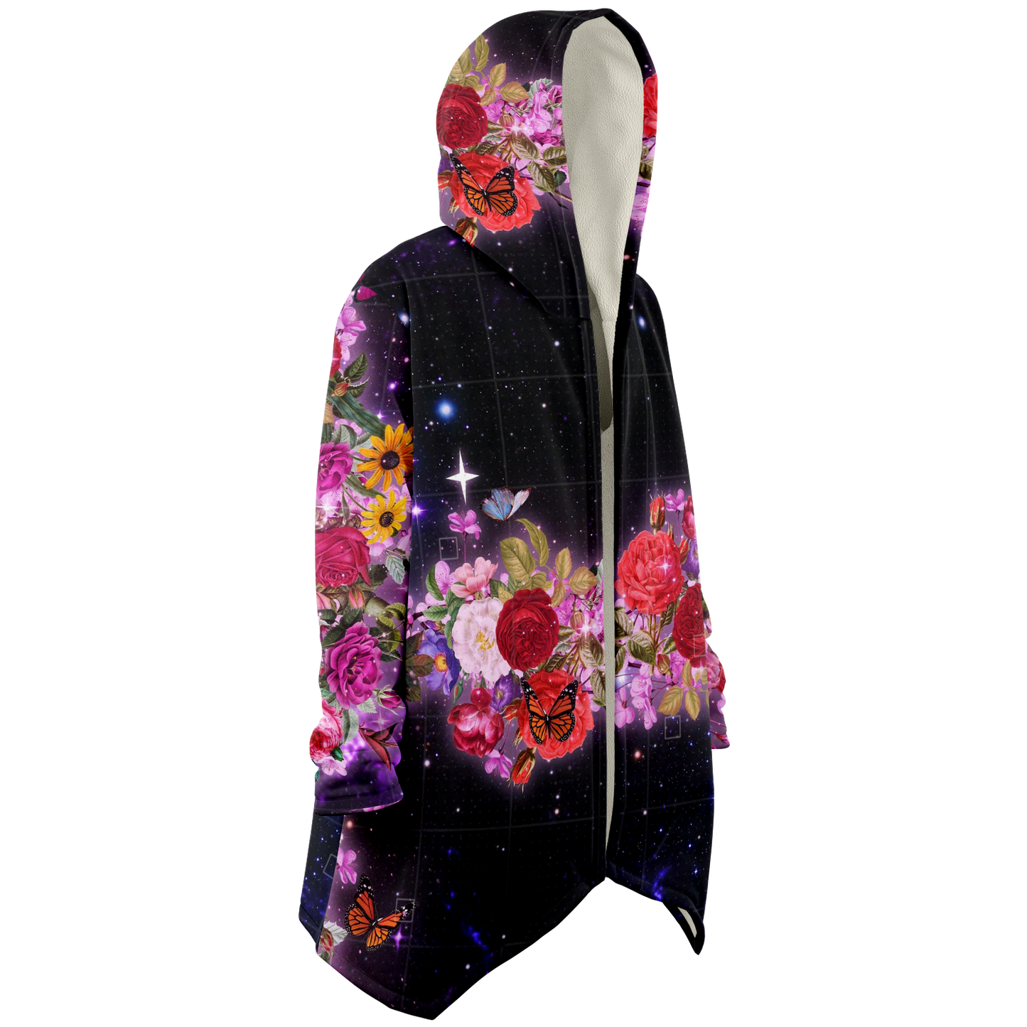 QUANTUM BOTANY \\ premium sherpa-lined rave cloak