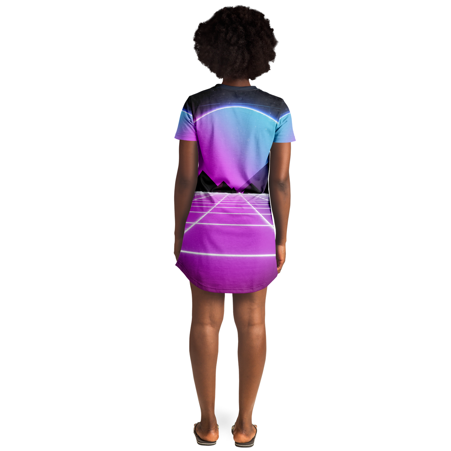 DIGITAL MIRAGE \\ t-shirt dress