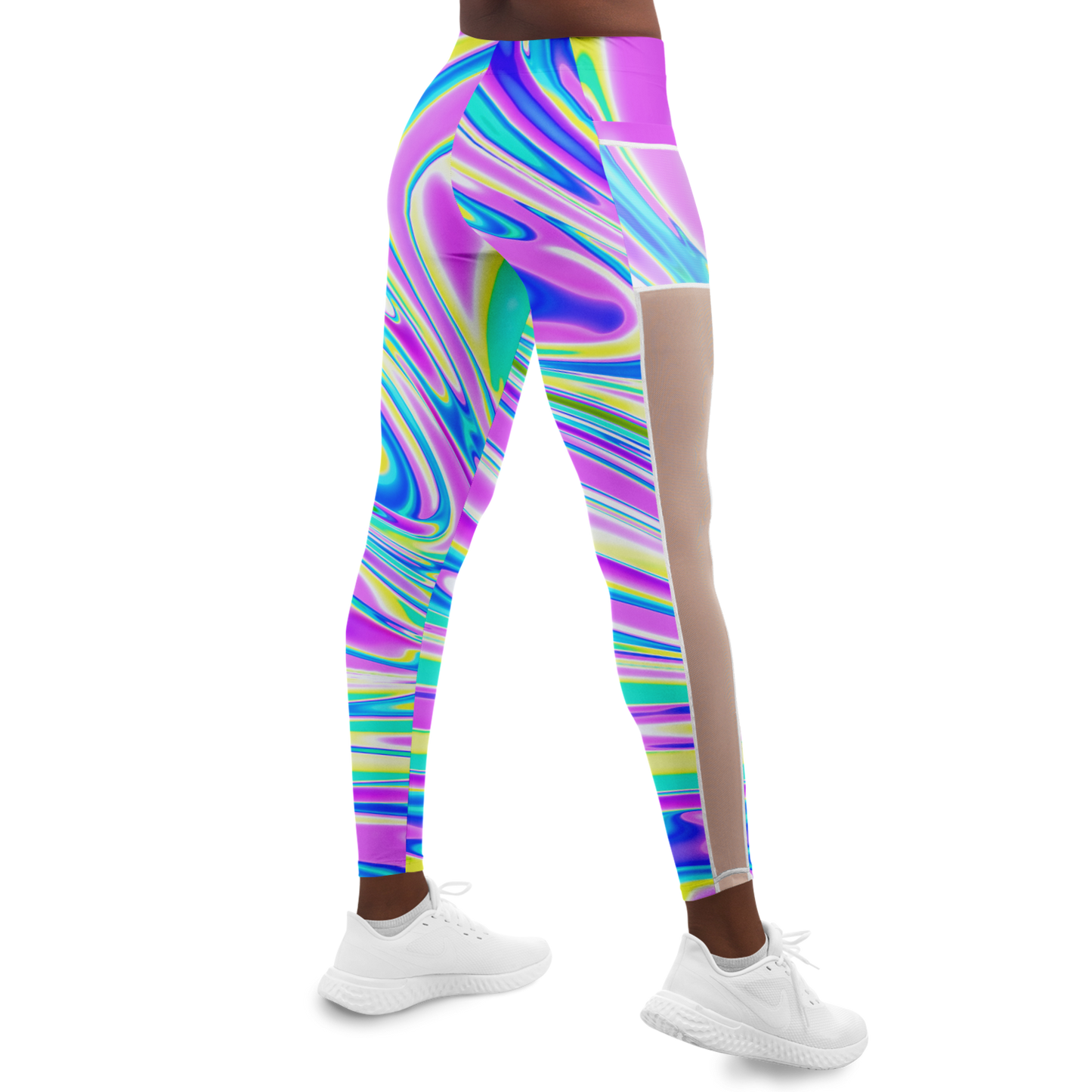 BRAIN BLENDER \\ mesh pocket leggings