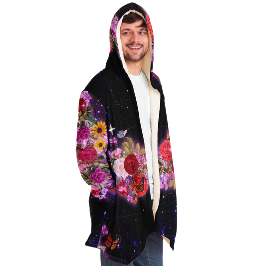 QUANTUM BOTANY \\ premium sherpa-lined rave cloak