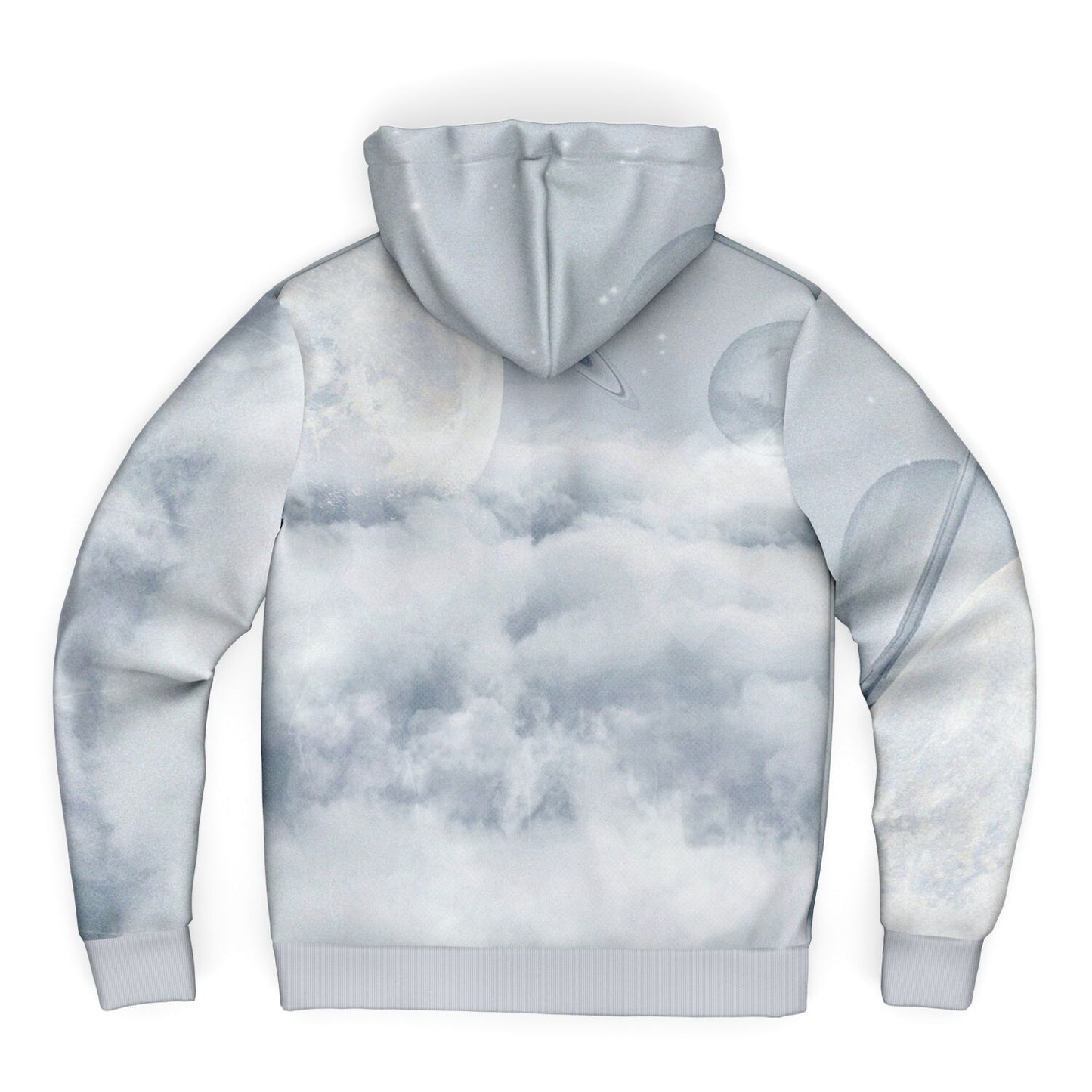 CLOUDING AROUND \\ premium sherpa fleece-lined zip hoodie