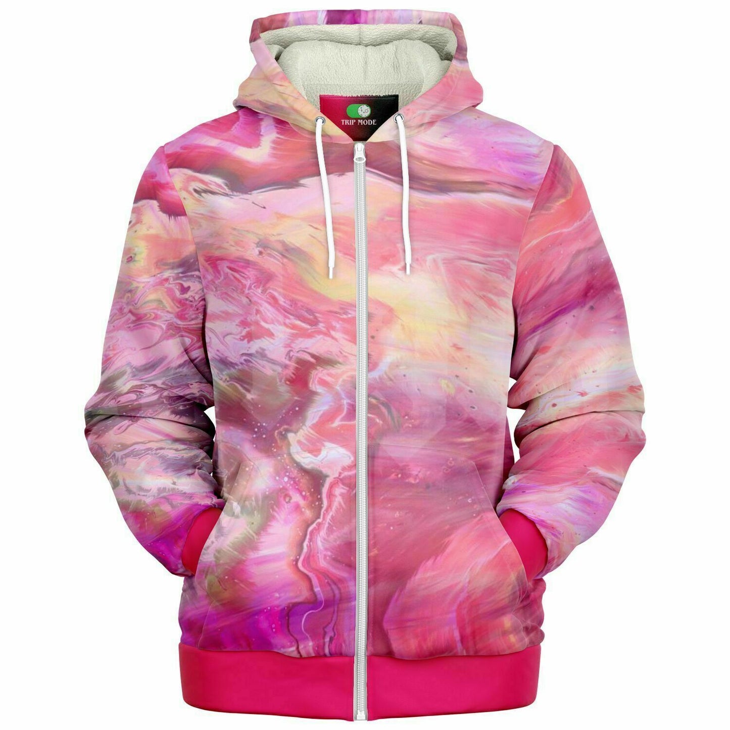 STRAWBERRY ALARM CLOCK \\ premium sherpa-fleece lined zip hoodie