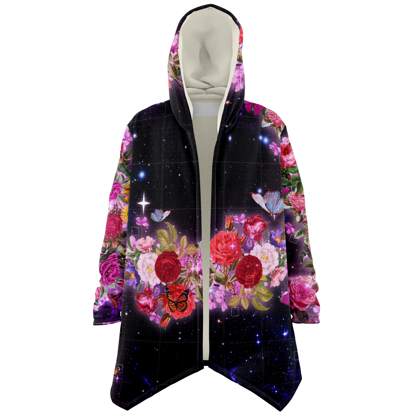 QUANTUM BOTANY \\ premium sherpa-lined rave cloak