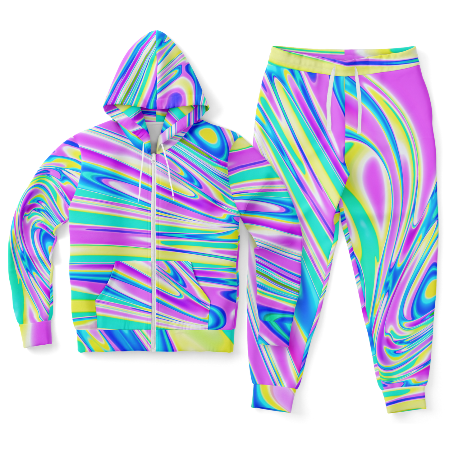 BRAIN BLENDER \\ unisex zip hoodie & jogger set