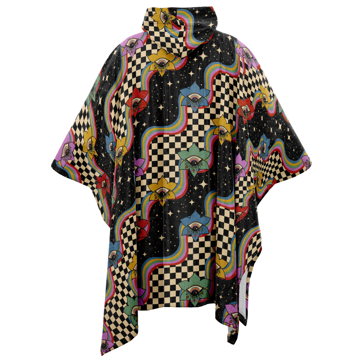 EYE SPY \\ Flannel Blanket Poncho