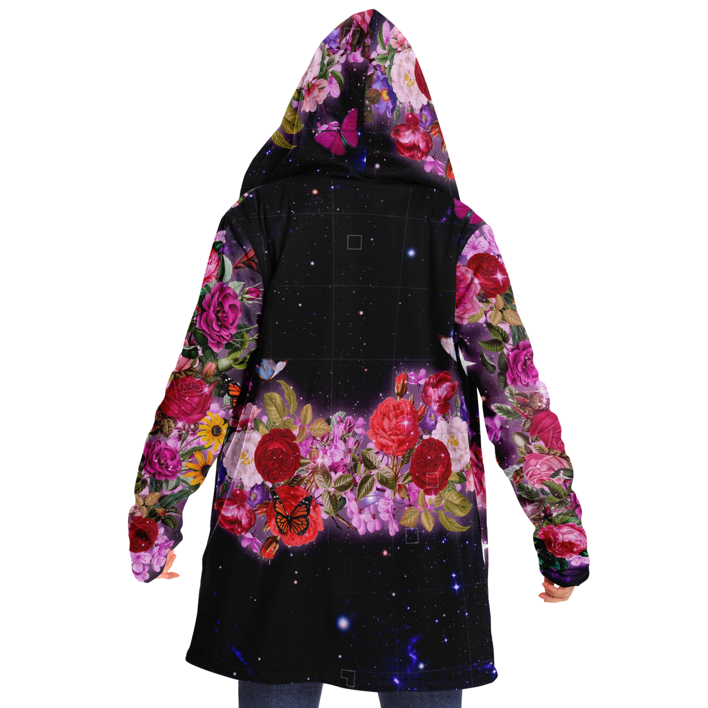 QUANTUM BOTANY \\ premium sherpa-lined rave cloak